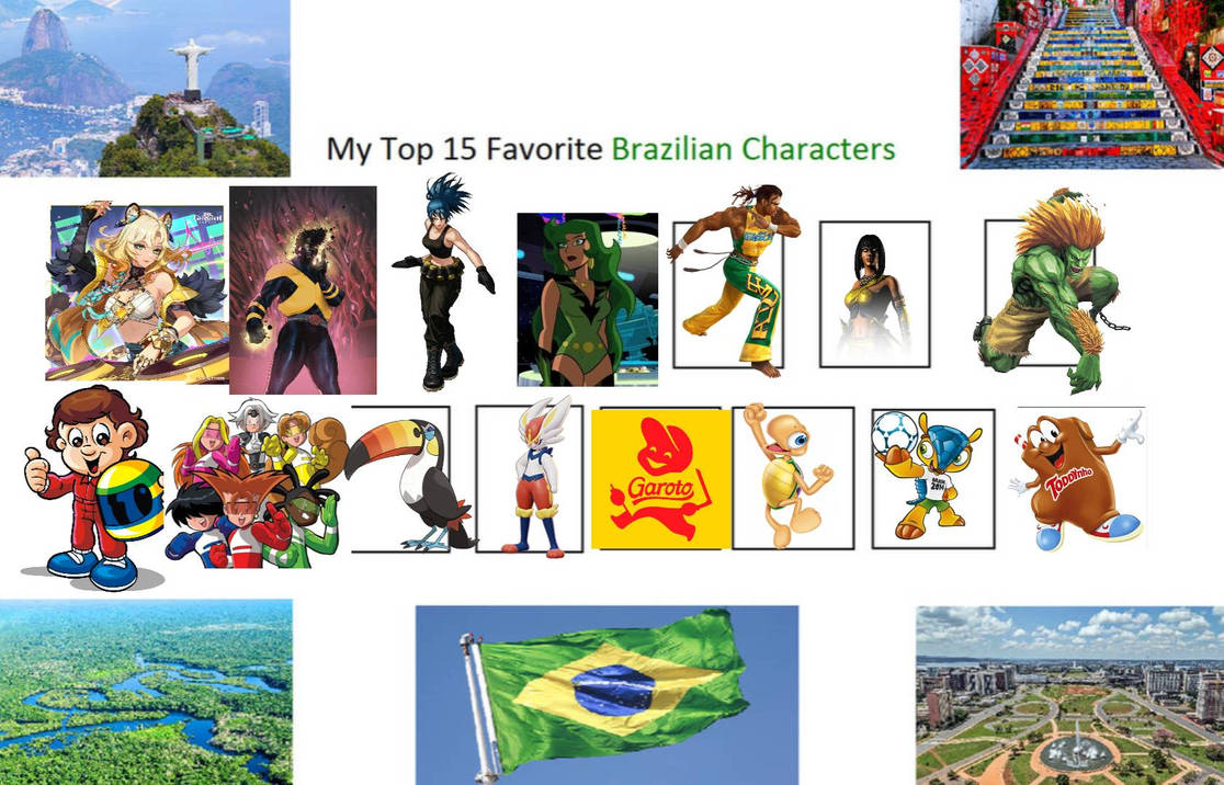 My favorite 15 favorite brazilian characters by ciceronunss on DeviantArt