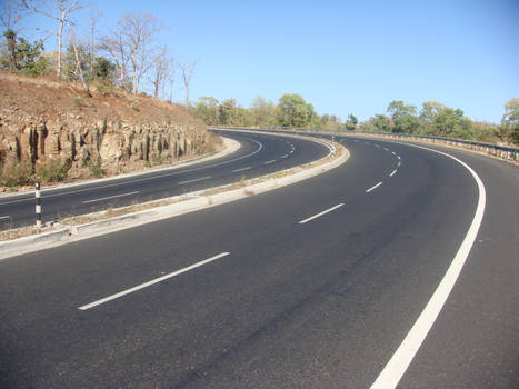 road from car