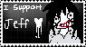 i support jeff the killer stamp by ronythekat