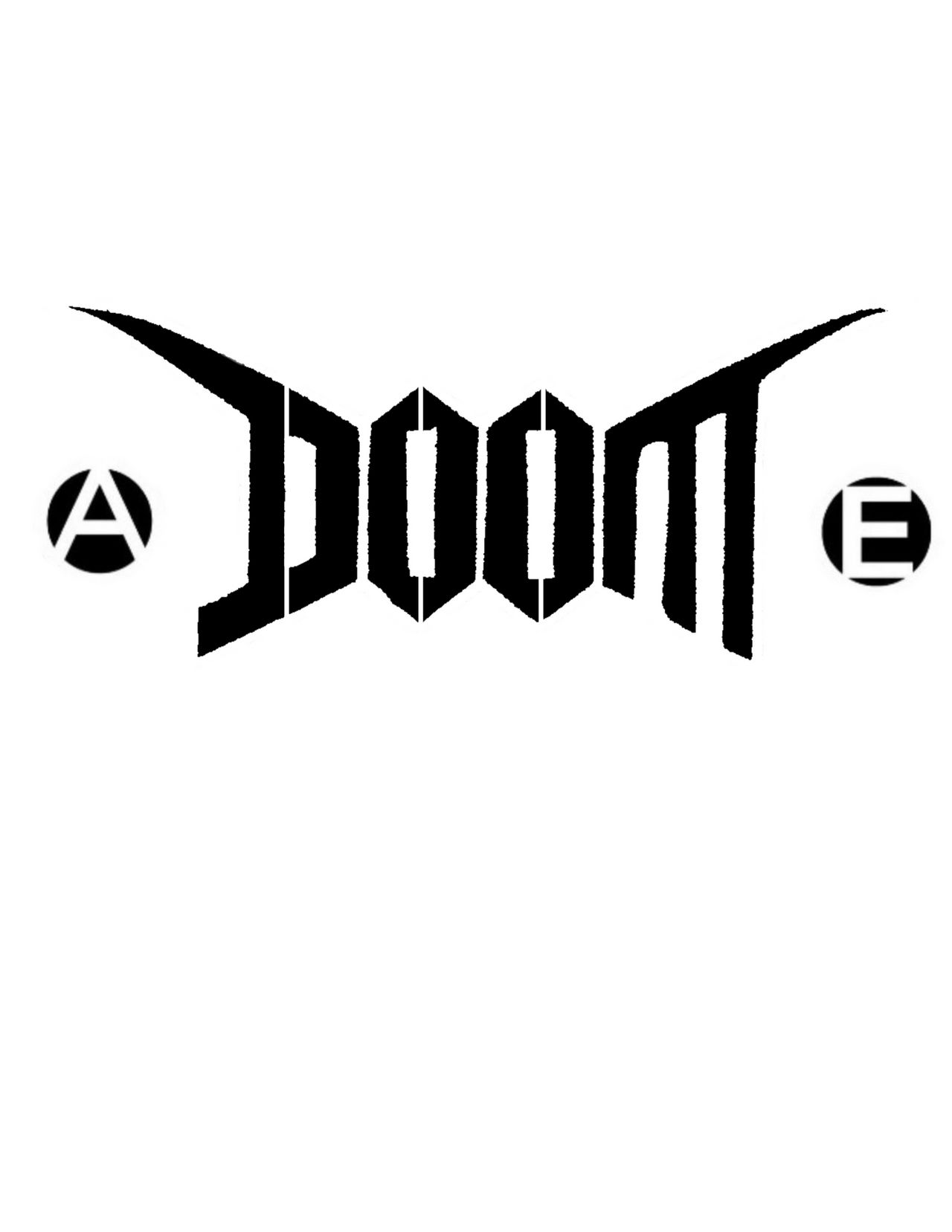 Doom Calligraphy Doom Stencil by cr0wkill on DeviantArt