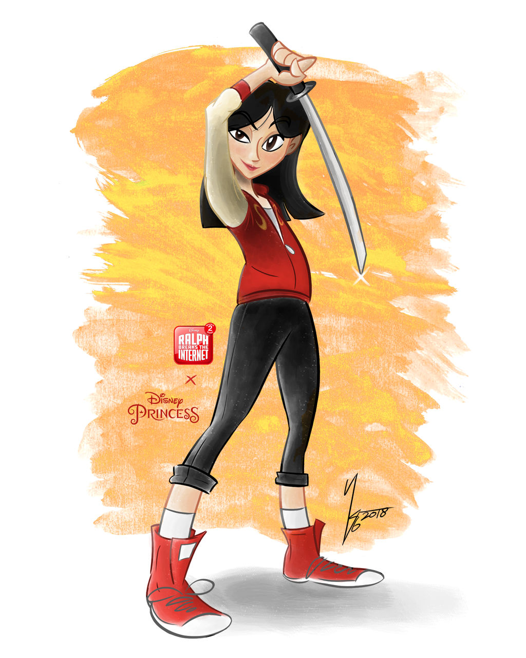 Mulan Ralph Wreck-it Ralph 2 Princesses: Mulan by Vagabond46 on DeviantArt