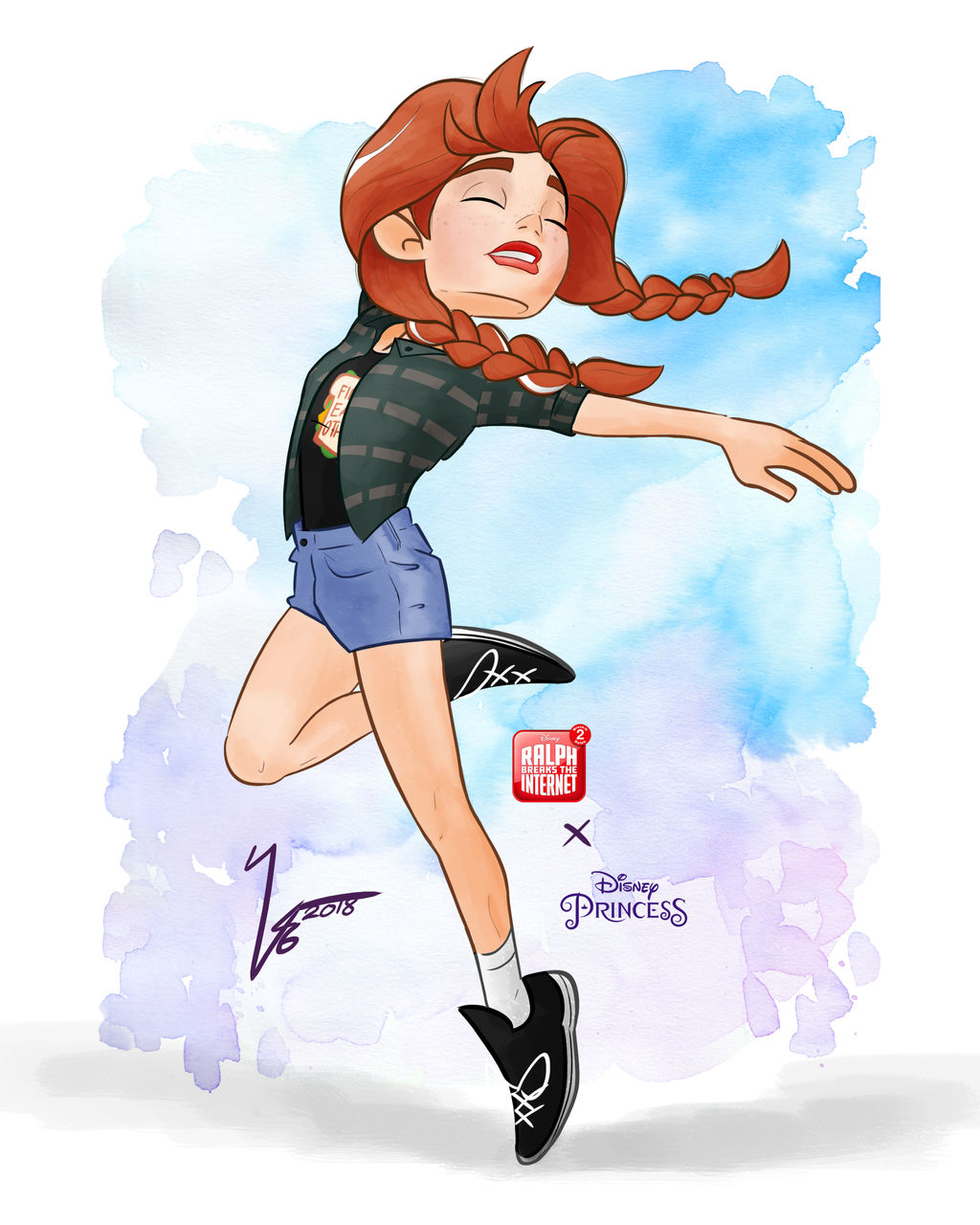 Wreck-it Ralph 2 Princesses: Anna by Vagabond46 on DeviantArt