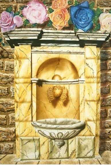 fontaine peinture