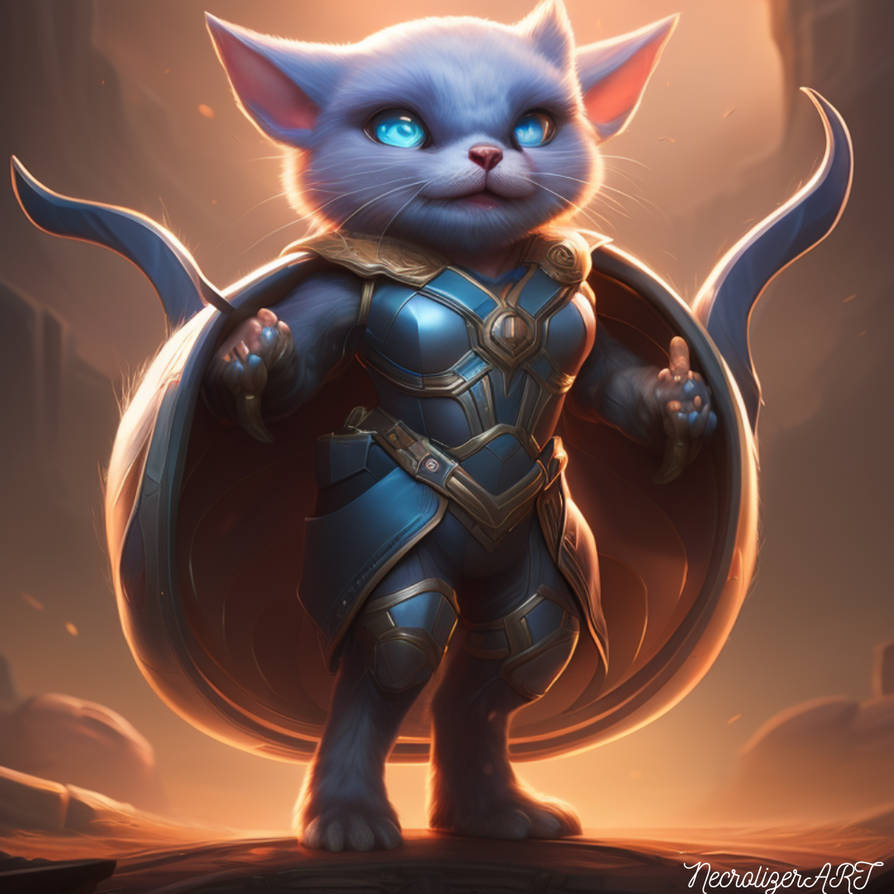 Cat Warrior Girl By NecrolizerArt On DeviantArt cat-warrior-girl-by-necrolizerart-on-deviantart