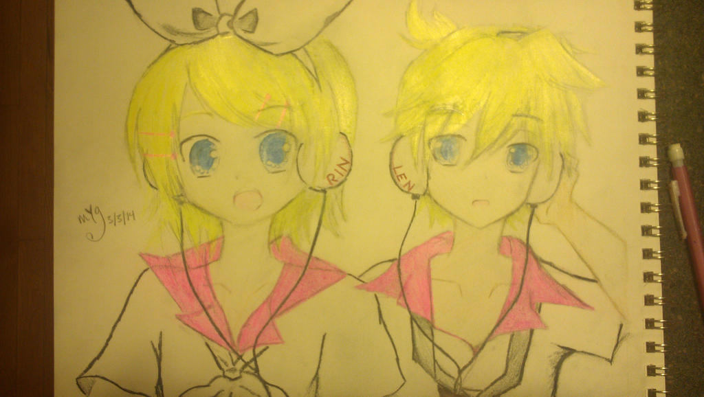 Rin and Len Vocaloids