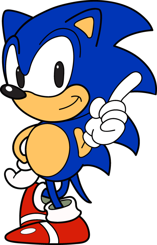 Classic Sonic Vector (Ai, Eps), PDF And Image (Jpg, Png)