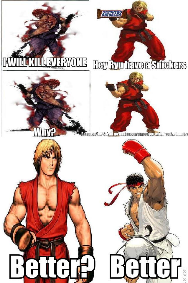 Sad Ryu Meme Ryu's not himself when he's Hungry by WegraMan on DeviantArt