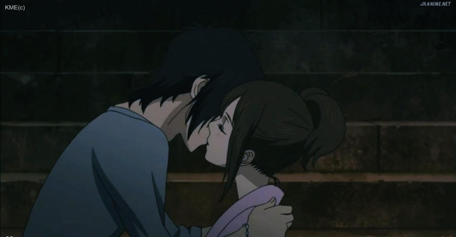 Yamato y Mei Kiss