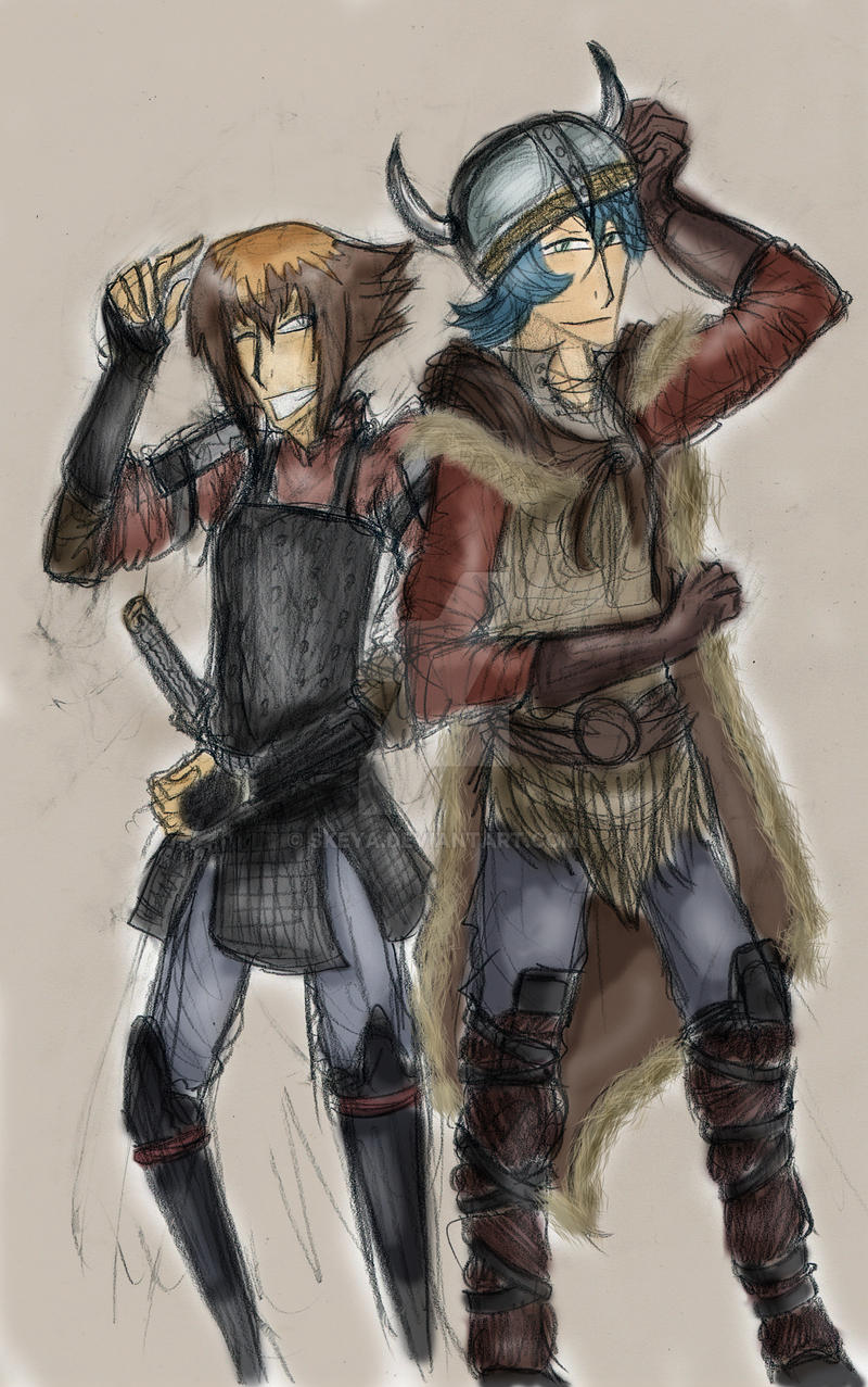 Samurai I Viking By Skeya On Deviantart