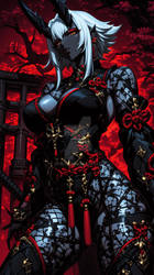 Vibrant color style - Oni warrior Sumika
