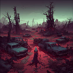 Land/City scapes -Post apocalyptic scenery 11