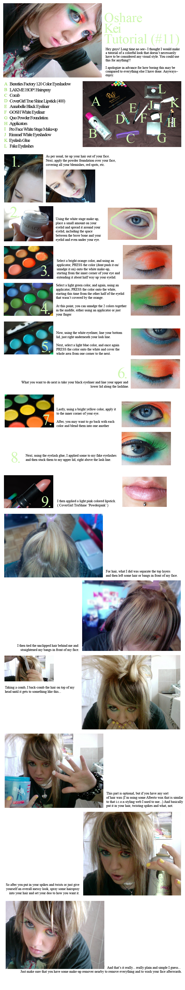 Colorful Make-up Tutorial 11