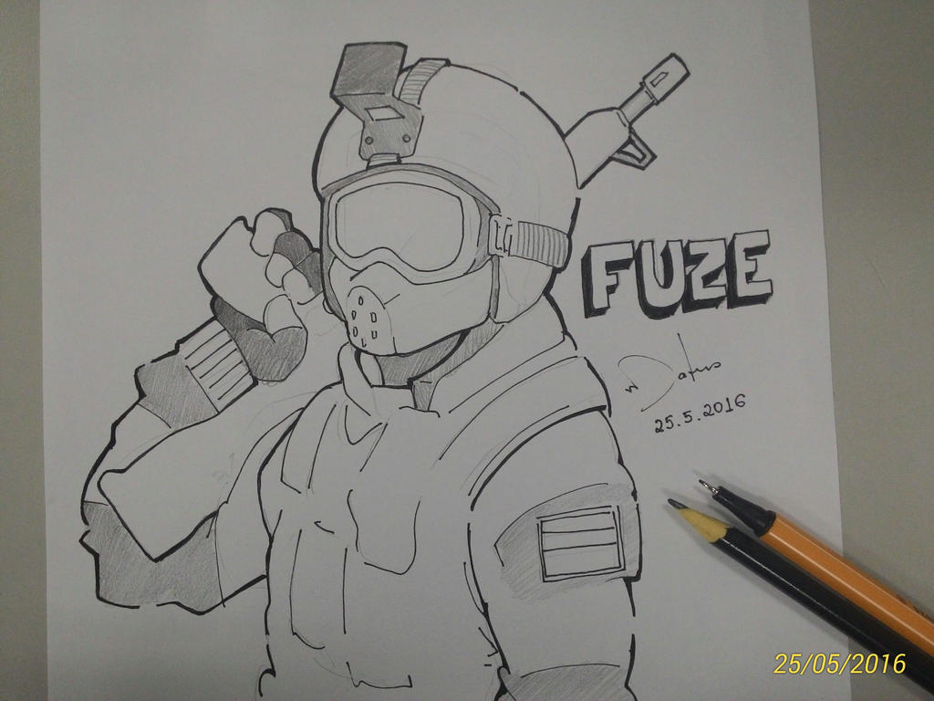 Fuze R6 Figure R6 Siege FUZE by MateusBrasil on DeviantArt
