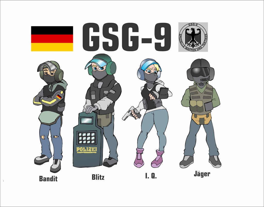 The Rainbow Six Siege's GSG-9 by MateusBrasil on DeviantArt