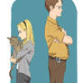 Angela and Dwight