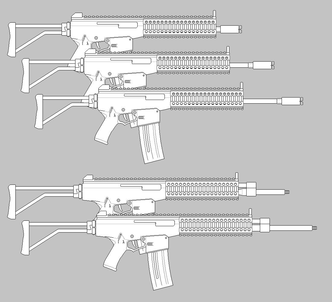 SA-AR-2 ''Pitbull'' Carbines and Rifles