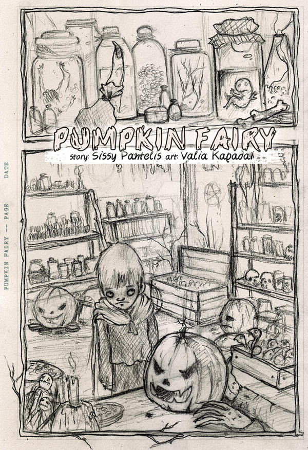 pumpkin fairy - 001pencils..