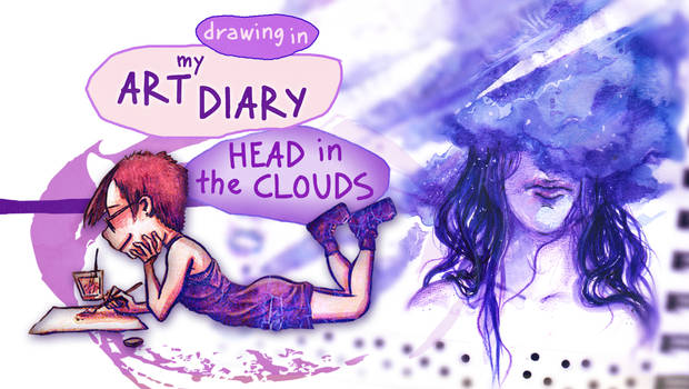 Head in Clouds timelapse illustration