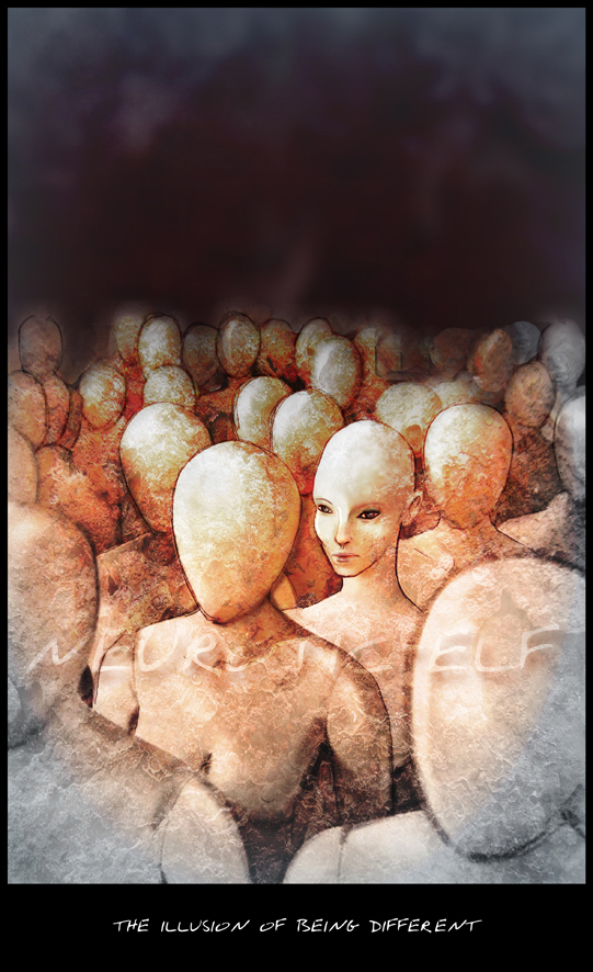 the illusion of being.. by neurotic-elf