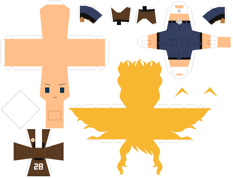 Papercraft pattern - Texas