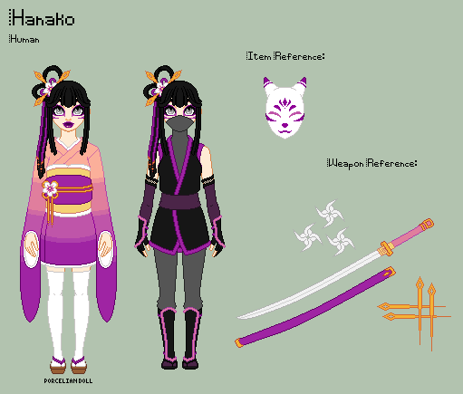 IY - Hanako Reference Sheet