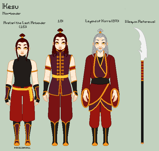 A:tLA/LoK - Kesu Reference Sheet