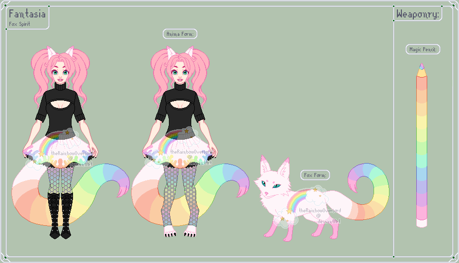 Mascot - Fantasia Reference Sheet