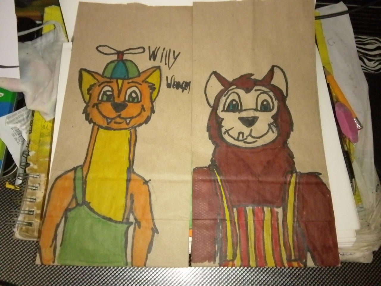 Billy Bob Brockali And Willy Weasel by truetelebugsfan468 on DeviantArt