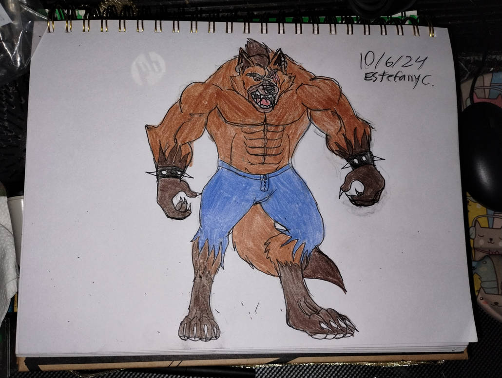 Halloween PFP:Werewolf Estefany (New Form 2024) by truetelebugsfan468 ...
