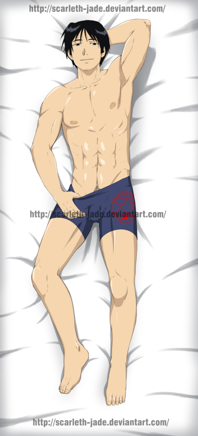 Roy mustang dakimakura deals