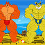 Competition on the Mega Muscle Beach