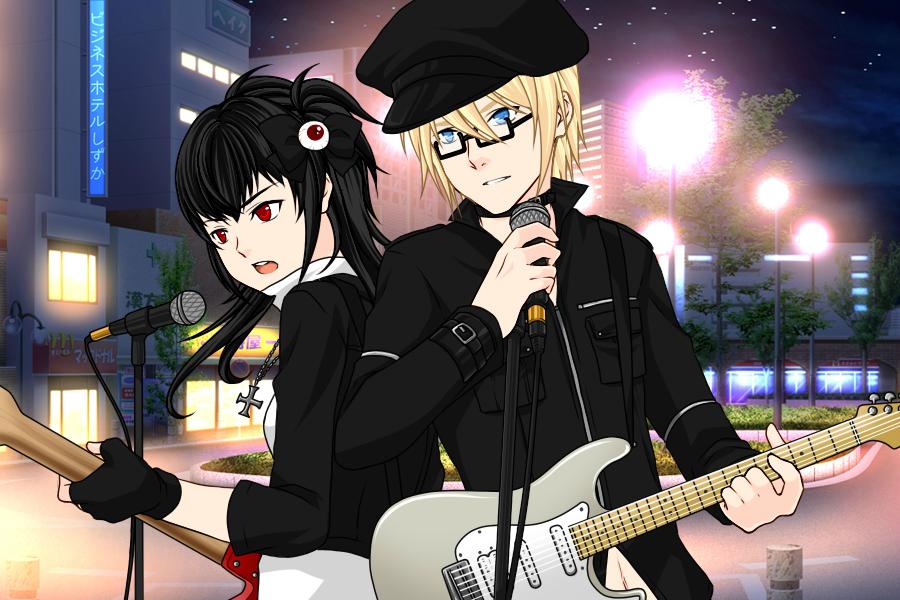 Celestia and Togami - Rocking Out