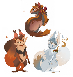 Squirrel Adoptables Flat Sale CLOSED