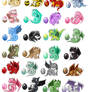 71 Colorful Baby Dragons