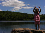 Illy standing on rock by willisdaillis