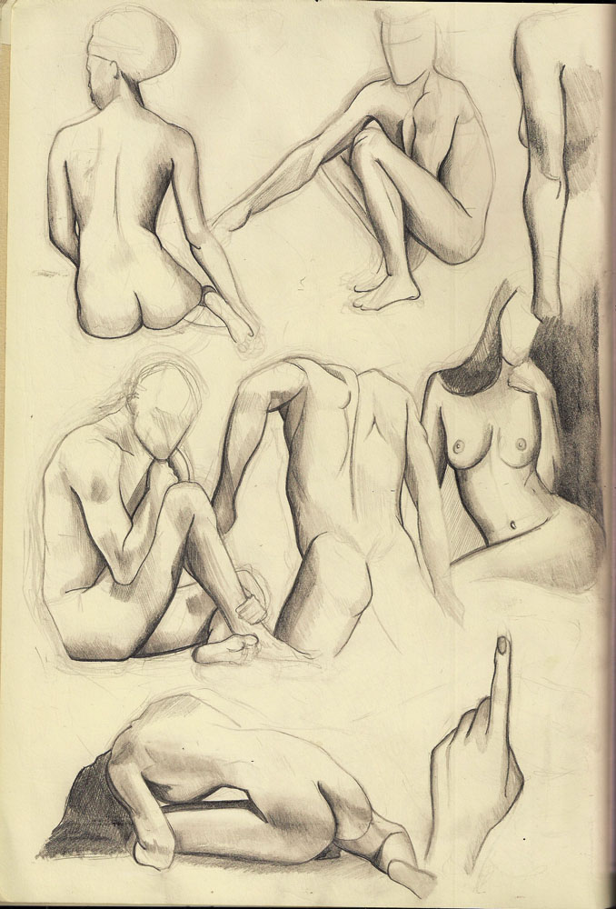 Figure drawing page