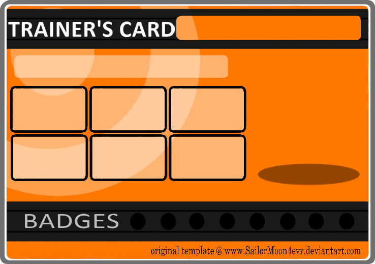 pokemon player id card Custom Pokmon Trainer MEZASTAR | Own or Custom