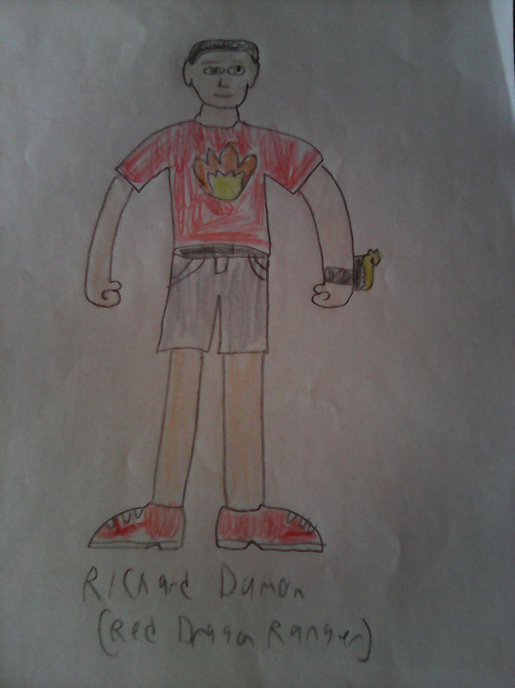 Richard Damon, Red Dragon Ranger by pyrus125680 on DeviantArt