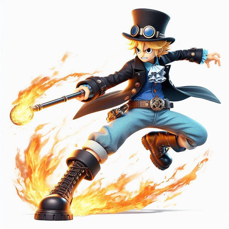 Sabo Using Red Hawk Sabo (Smash Bros. Render) by pyrus125680 on DeviantArt