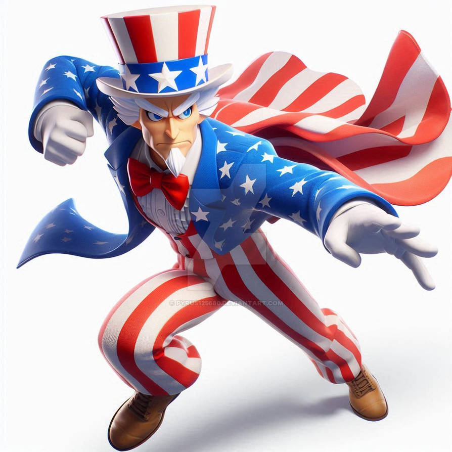 Uncle Sam Ripped Uncle Sam (Smash Bros. Render) by pyrus125680 on DeviantArt
