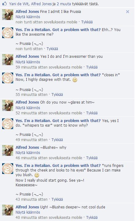 PruAme on fb. And people say I'm mean. D: