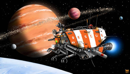 Space Rescue Craft SRV-100 by Artraccoon