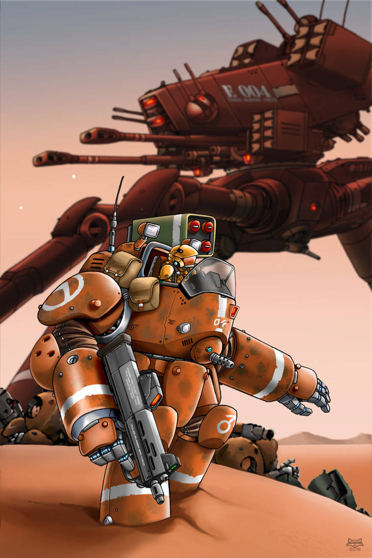 Mars Cover, for Superversive Press by Artraccoon