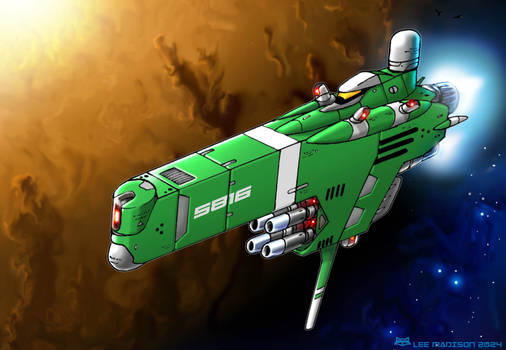 Outworlds Union Gunship Mk3