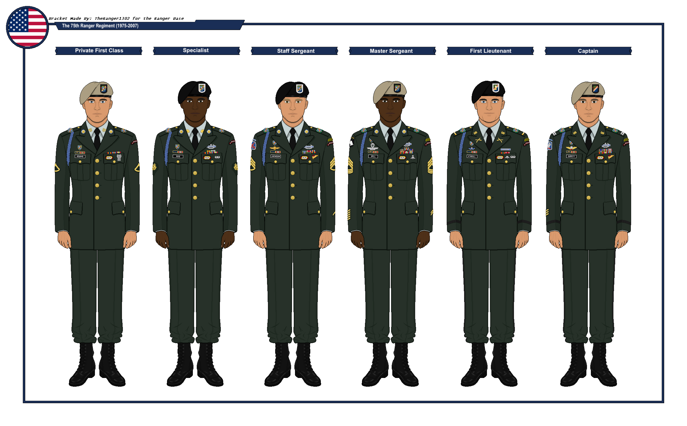 75th Ranger Rgt Drawing 75th Ranger Regiment, 1975-2007 by TheParatrooper08 on DeviantArt