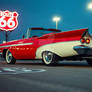 1958 Plymouth Fury on Route 66