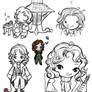 Eighth Doctor chibis