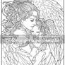 Art of Meadowhaven Coloring Page: A Mother's Love