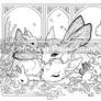 Art of Meadowhaven Coloring Page: Clover Morning