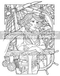 Art of Meadowhaven Coloring Page: Tradewinds
